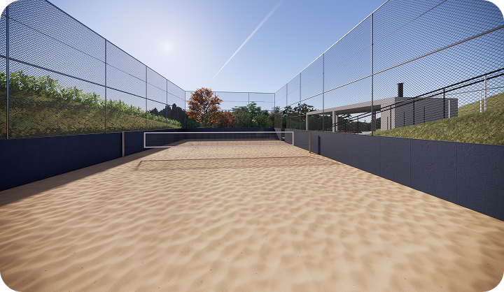 Quadra de Beach Tennis no Condomínio Colinas do Sol em Cotia